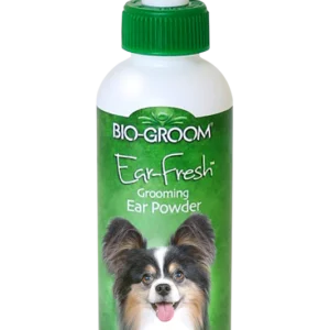 Bio-Groom Ear-Fresh ausų valymo pudra – švelni formulė, 24 g buteliukas