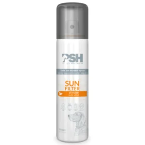 PSH Sun Filter purškiamasis apsauginis purškiklis – kailio apsaugos priemonė su UV filtru, lengva formulė, 75 ml
