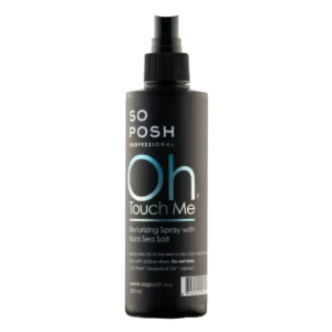 So Posh “Oh, Touch Me” jūros druskos tekstūrinis purškiklis – su UV filtru, apimties suteikianti formulė, 200 ml